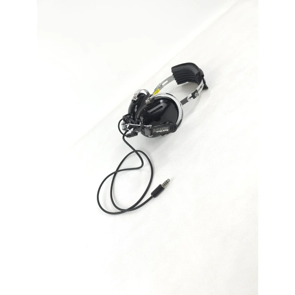 David Clark Aviation Headset w M-1/DC Amplified Dynamic UNTESTED
